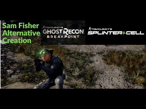 Ghost Recon BreakPoint: Sam Fisher alternative creation-Outfit Sam Fisher-Stealth-Extreme-PS4 PRO 4K