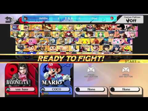 SOS15 Winners Semis - GoG|Dio (Bayonetta) vs Coco (Mario)
