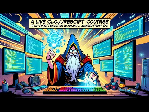 A Live🔴 ClojureScript Course from First Function to Advanced Front-End