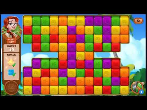 Lost Island Blast Adventure Level 137 - NO BOOSTERS 🏝️ | SKILLGAMING ✔️