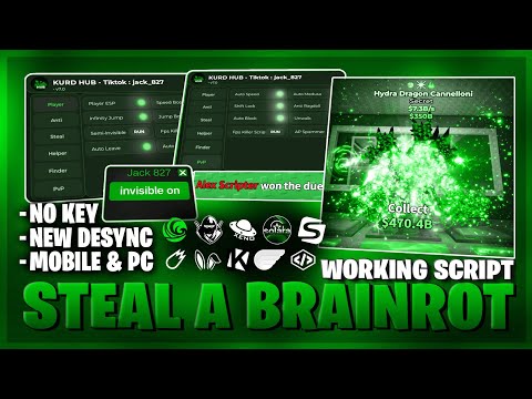 [🏆 NEU] Stehle ein Brainrot-Skript – KEIN KEY | SOFORTIGER STEHLEN | DESYNC | ANTI-HIT | GEWINNE ...
