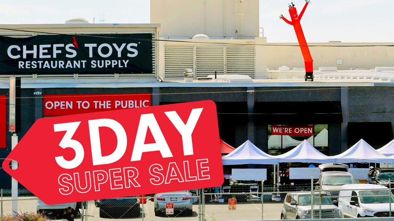 Chefs' Toys 3-Day Sale: The Largest Food Service Equipment & Supplies Sale