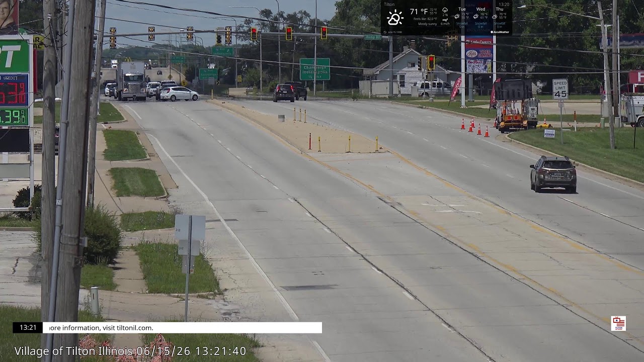 Live webcam view of Route 1 & Ramp Road Traffic
