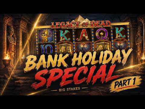 Thumbnail for video: Big Stakes Bank Holiday Slots Special - Part 1