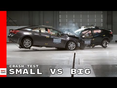 Small Car vs Big Car Crash Test