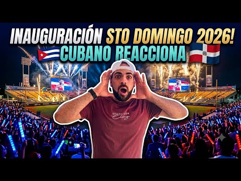 CUBANOS EN SHOCK al ver la Inauguración de SANTO DOMINGO 2026! 😱🇩🇴🇨🇺