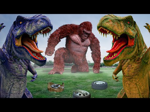 The Lost World: King Kong VS T-Rex | Ultimate Showdown | T-Rexy | Jurassic World Dinosaur Fan Movie