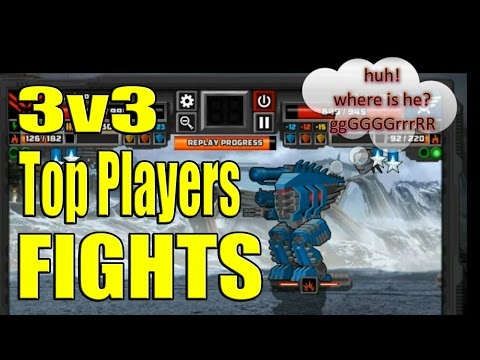 Super Mech Battle: Fights of Top Players in 3v3