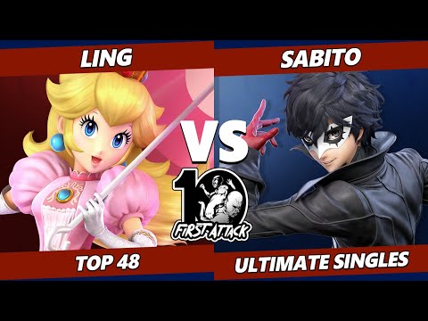 First Attack 2022  - Ling (Peach) Vs. Sabito (Joker) Smash Ultimate Tournament