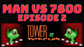Man vs Atari 7800 Tower Toppler