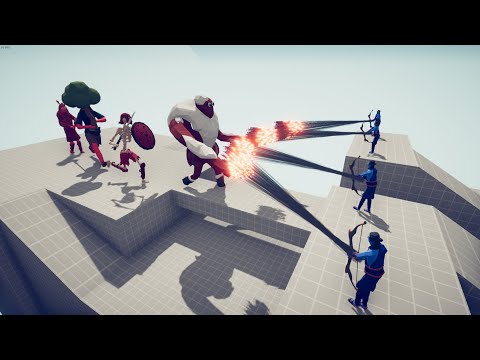 ALL GIANTS vs 4x EVERY GOD Totally Accurate Battle Simulator TABS