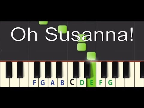 Easy piano tutorial: Oh Susanna