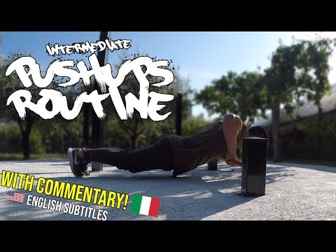 Intermediate Pushups Routine 5MD - NewEra The Bar-Barian (Sergio Di Pasquale) [ITA SUB ENG]