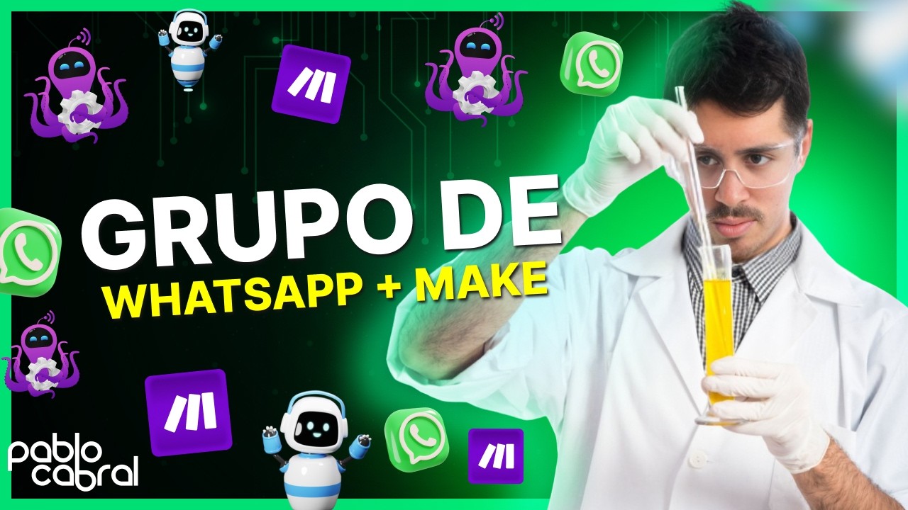 MENSAGENS AUTOMATICAS NO GRUPO DE WHATSAPP |TUTORIAL COM MAKE| MAKE 2024