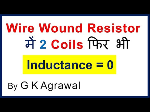 Non-Inductive Wire Wound Resistor concept, in Hindi Video