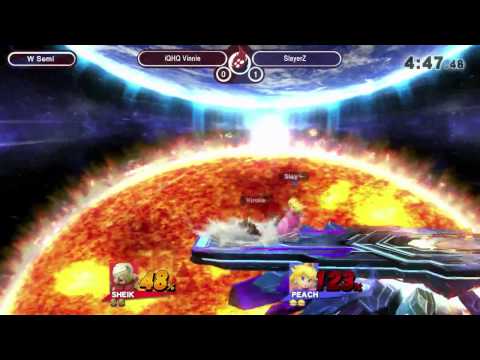SoS12 - iQHQ Vinnie (Sheik) vs SlayerZ (Peach) - Smash Wii U WSF