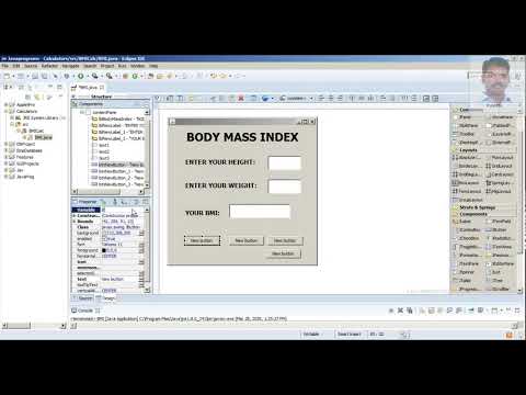Bmi Calculator Using Java Jframe