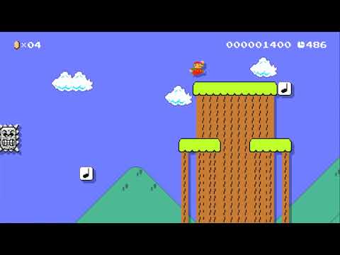 Excite bike level by Ron - SUPER MARIO MAKER - NO COMMENTARY 1bc 1bc