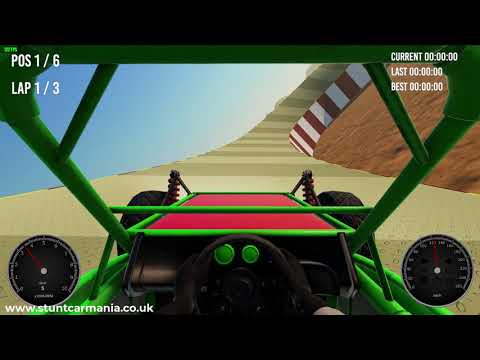 Stunt Car Mania - Stunt Car Racer Classic Track Little Ramp - Progress