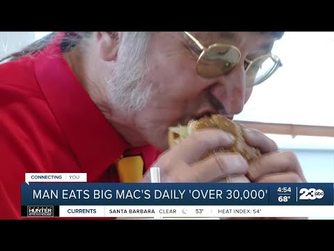 Man sets Guinness record for eating Big Macs
