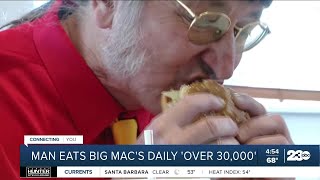 Man sets Guinness record for eating Big Macs