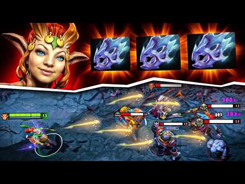 40 Kills Enchantress Rampage 7.40c 🔥🔥🔥 Max Attack Speed | Dota 2 Gameplay