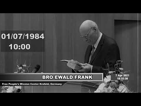 Ewald Frank - Krefeld Audio, 01/07/1984 10:00  (ENGLISH)