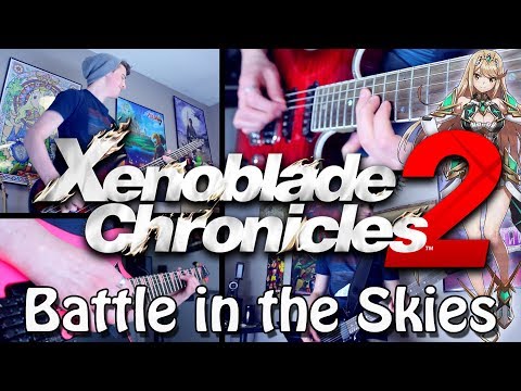 Battle in the Skies Above - Xenoblade Chronicles 2 (Rock/Metal) Guitar Cover | Gabocarina96