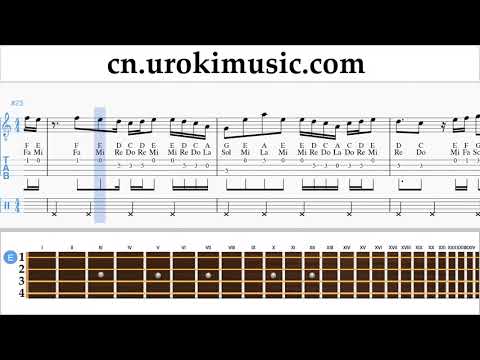 班卓琴教学 （爱尔兰时代） DJ Khaled, Justin Bieber - No Brainer 指法谱 um-ih791