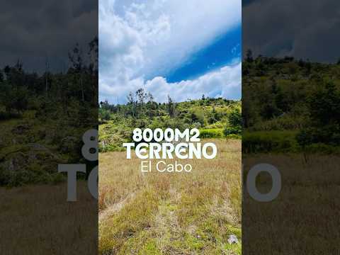 Terreno 8000m2 l En venta l El Cabo l Azuay