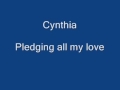Cynthia - Pledging all my love (freestyle)