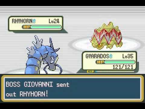 Pokemon Lightning Yellow - First Battle vs Rocket Boss Giovanni