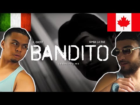 CANADIANS REACT TO ITALIAN RAP - IL GHOST - Bandito (feat. SIMBA LA RUE)