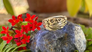 Small Silver-Plated Ring from Leftovers