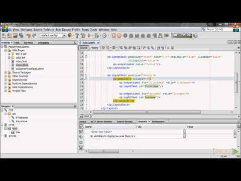 Creating a PrimeFaces Web Page | packtpub com