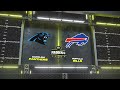 Madden NFL 24 - Carolina Panthers Vs Buffalo Bills Simulation PS5 All-Madden (Madden 25 Rosters)