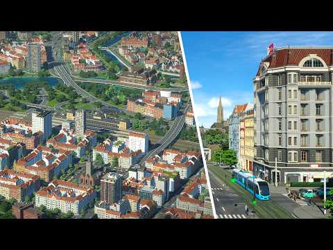 9000+ new residents, big infrastructure and lots of trams | Cities Skylines 2