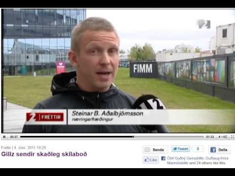 Gillz sendir röng skilaboð | Stöð 2, fréttir