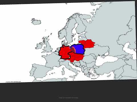 Europe War Maps #1 Germany VS Poland