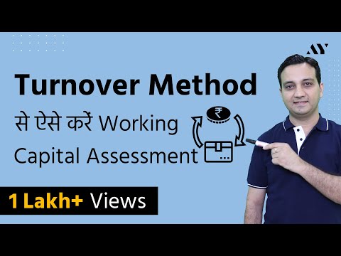 Turnover Method for Working Capital Requirement (Hindi) Video