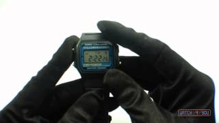 Casio Standard Digital F-105W-1AWYEF - відео 1