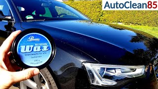 A5 WACHSEN / Petzoldts Klassik Wax / Carnauba Glanzwachs / AUTO WACHSEN Vorher Nachher