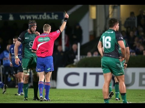 Ronan Loughney Yellow Card - Leinster v Connacht 26th Oct 2013