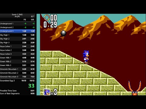 Sonic 2 Master System Glitchless Speedrun in 10:10 [Current World Record]