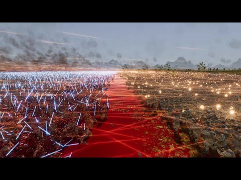 1 MILLION JEDI KNIGHTS VS 250.000 MODERN SOLDIERS - Ultimate Epic Battle Simulator 2