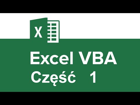 Kurs Excel VBA Część 1 : Pierwsze makro, nagrywanie makr