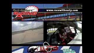 preview picture of video 'NASCAR Driving Experience at Iowa Speedway - 6/1/14'