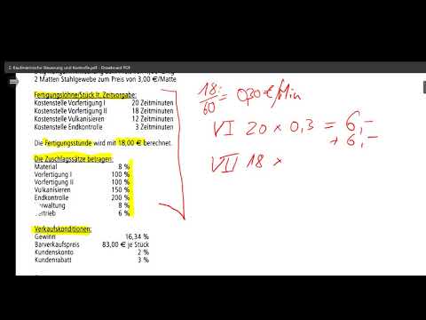 🚀Prüfungsvorbereitung Industriekaufleute - Angebotskalkulation