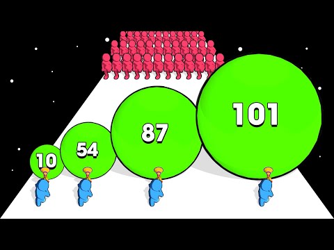 SHOOTER THE PUFF - Level Up Balls (Number Games, Max Level)