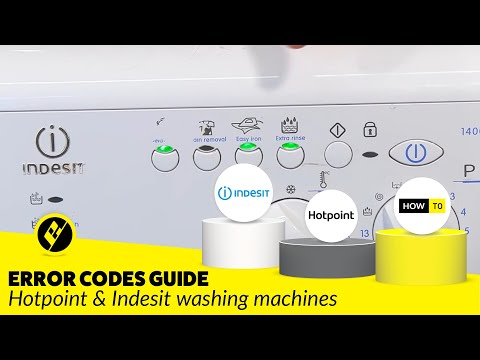Identifying Hotpoint or Indesit Error Codes